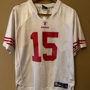 Official 49ers NFL Reebok Crabtree #15 Jersey